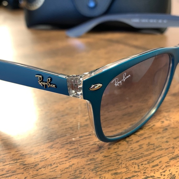 Teal RayBan Sunglasses - Picture 1 of 4